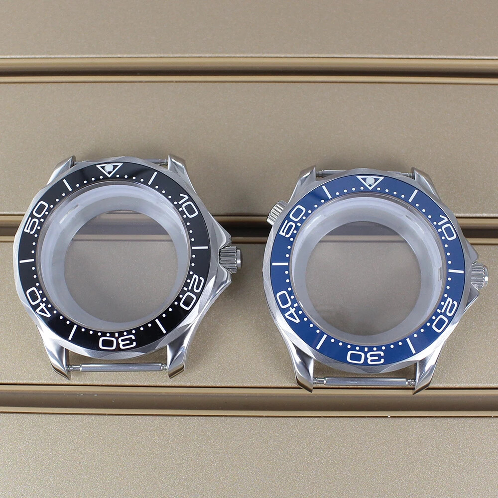 41mm Sports Watch Case Stainless Sapphire Crystal For NH35 NH34 NH36NH38Movement