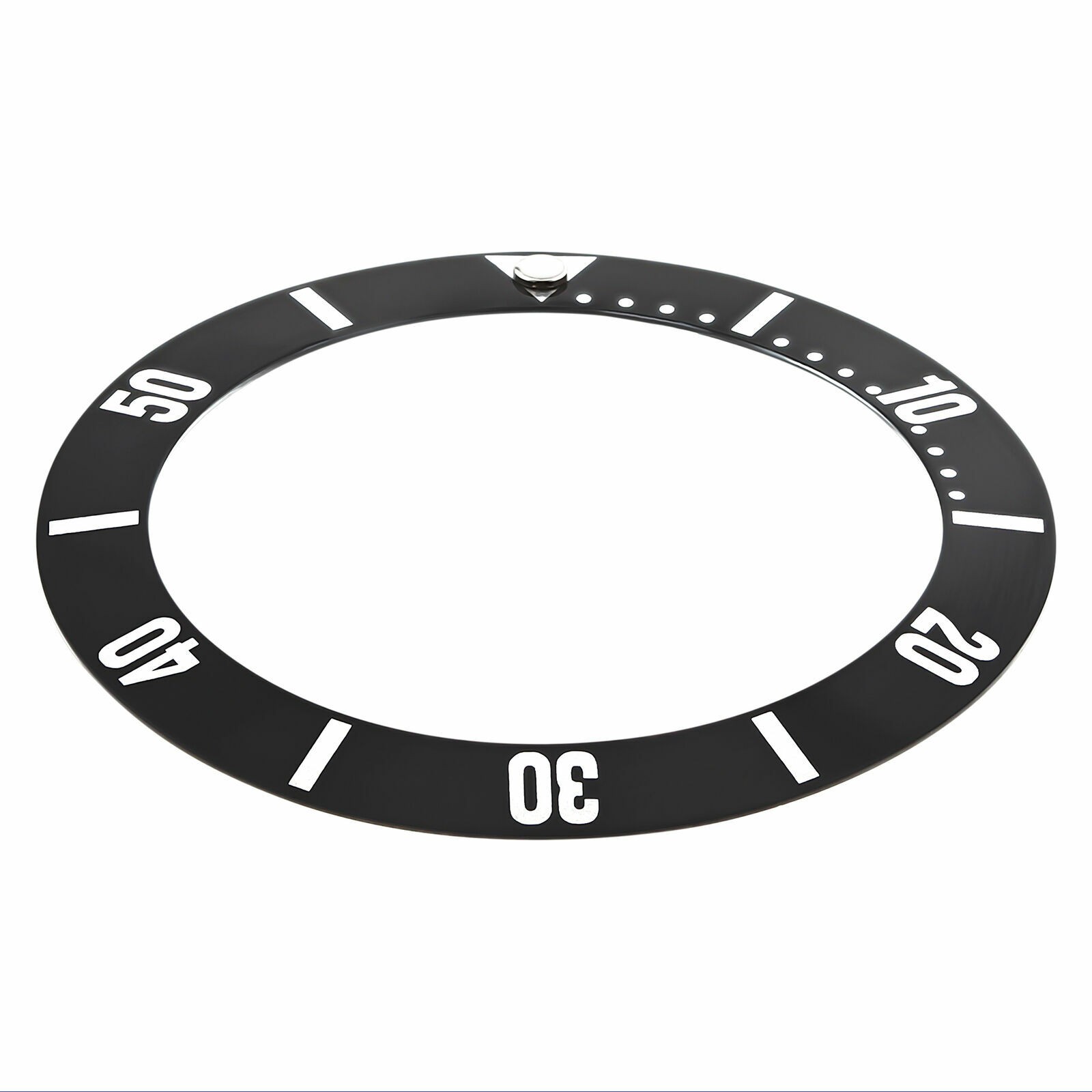 Black Replacement Bezel Insert 33mm x 26mm Diver Watch