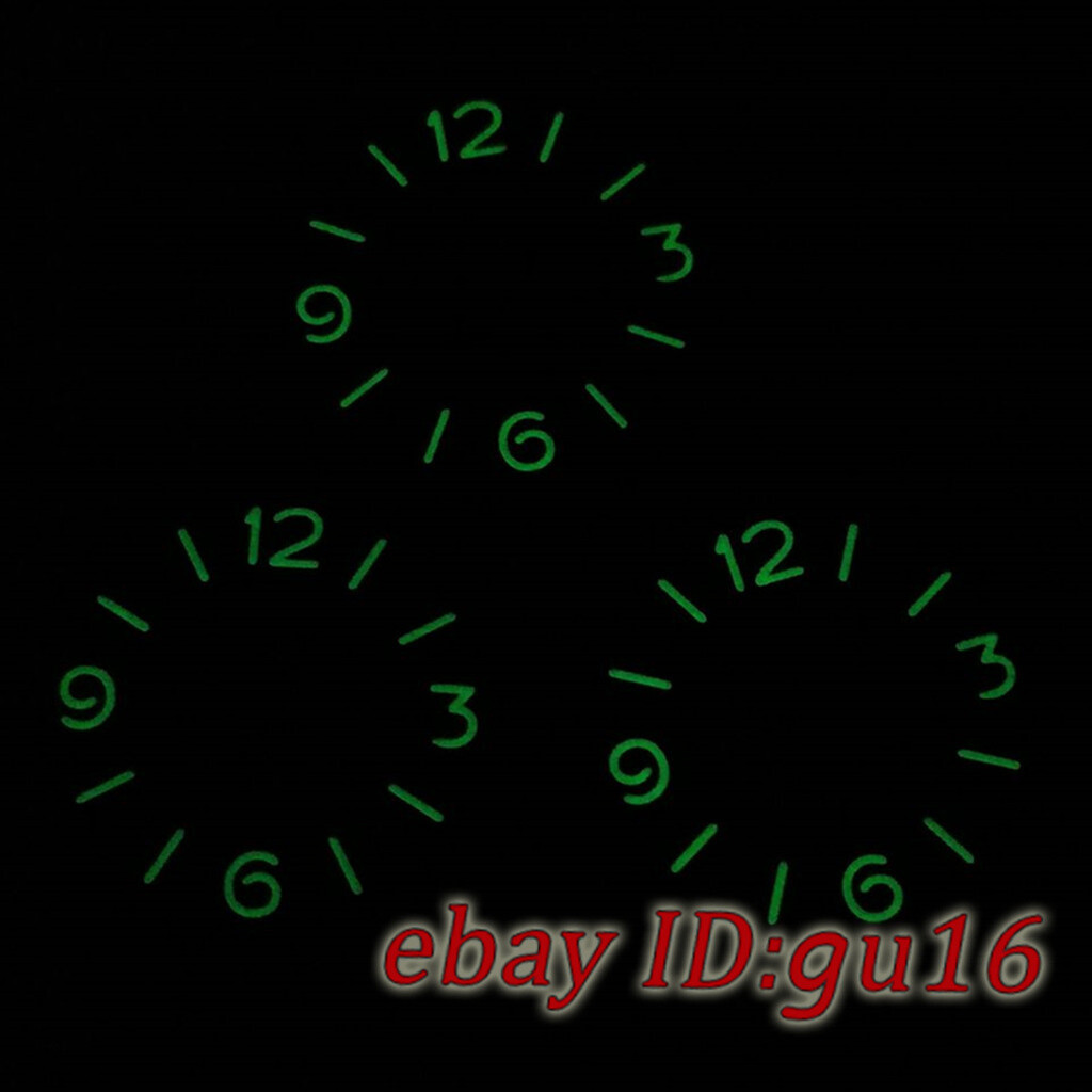 31.5mm Sandwich Watch Dial Green Luminous fit ETA 2836 2824 Miyota 8215 DG2813