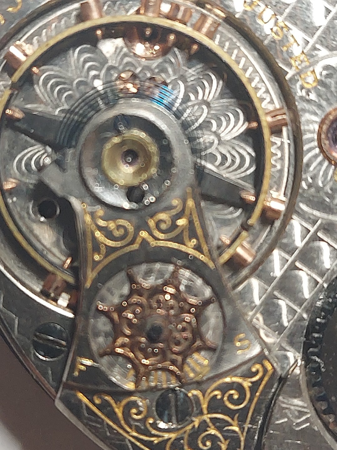 Waltham Vanguard 21 Jewels P.W.Movement Mens U S A
