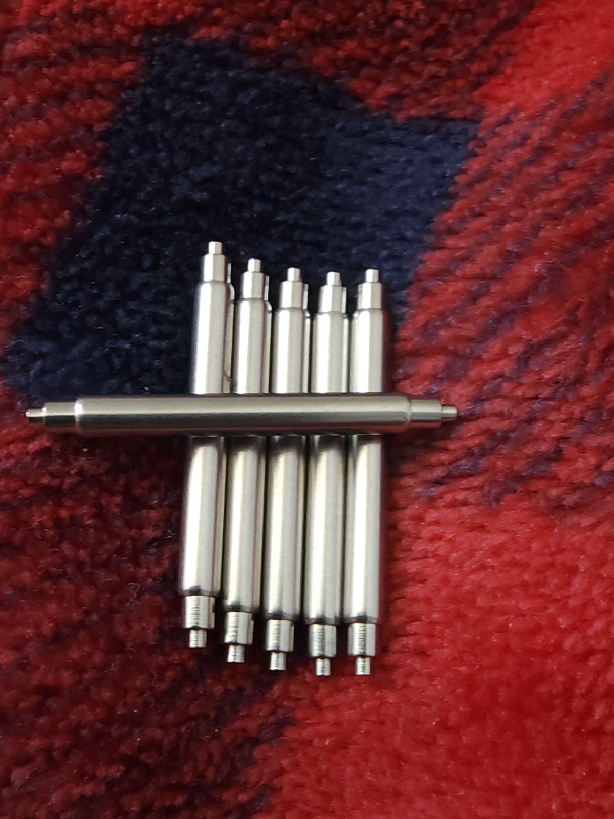 24mm 2.5mm FAT Stainless steel Spring Bars 1.1mm Tip Non-Magnetic