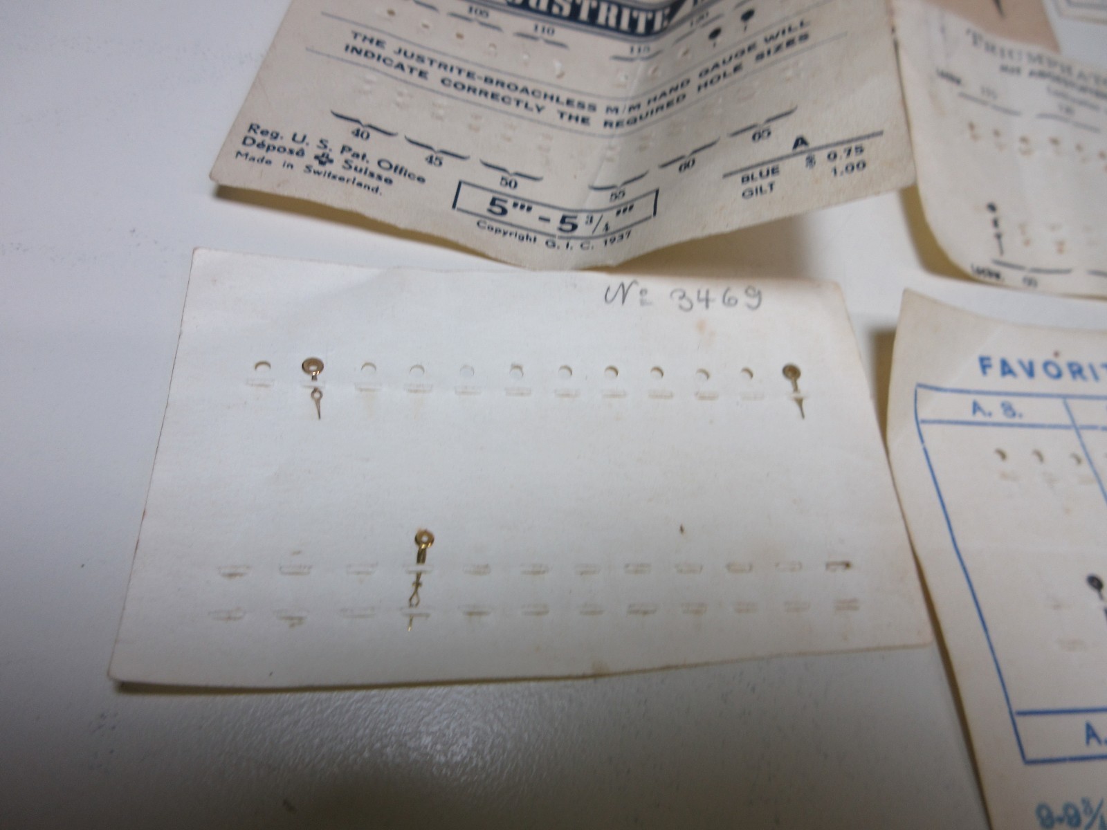 ASSORTED LOT WATCH HANDS LOT WATCHMAKER REPLACEMENT PARTS #57