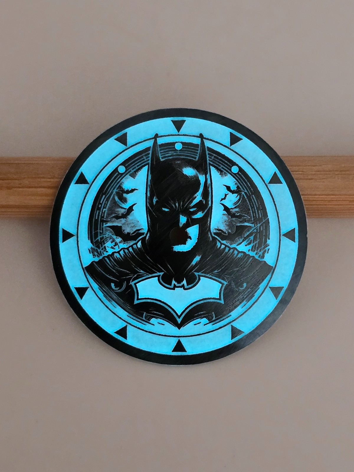 Custom-Made FULL LUME Watch Dial | Bat Man! – Order any designsize