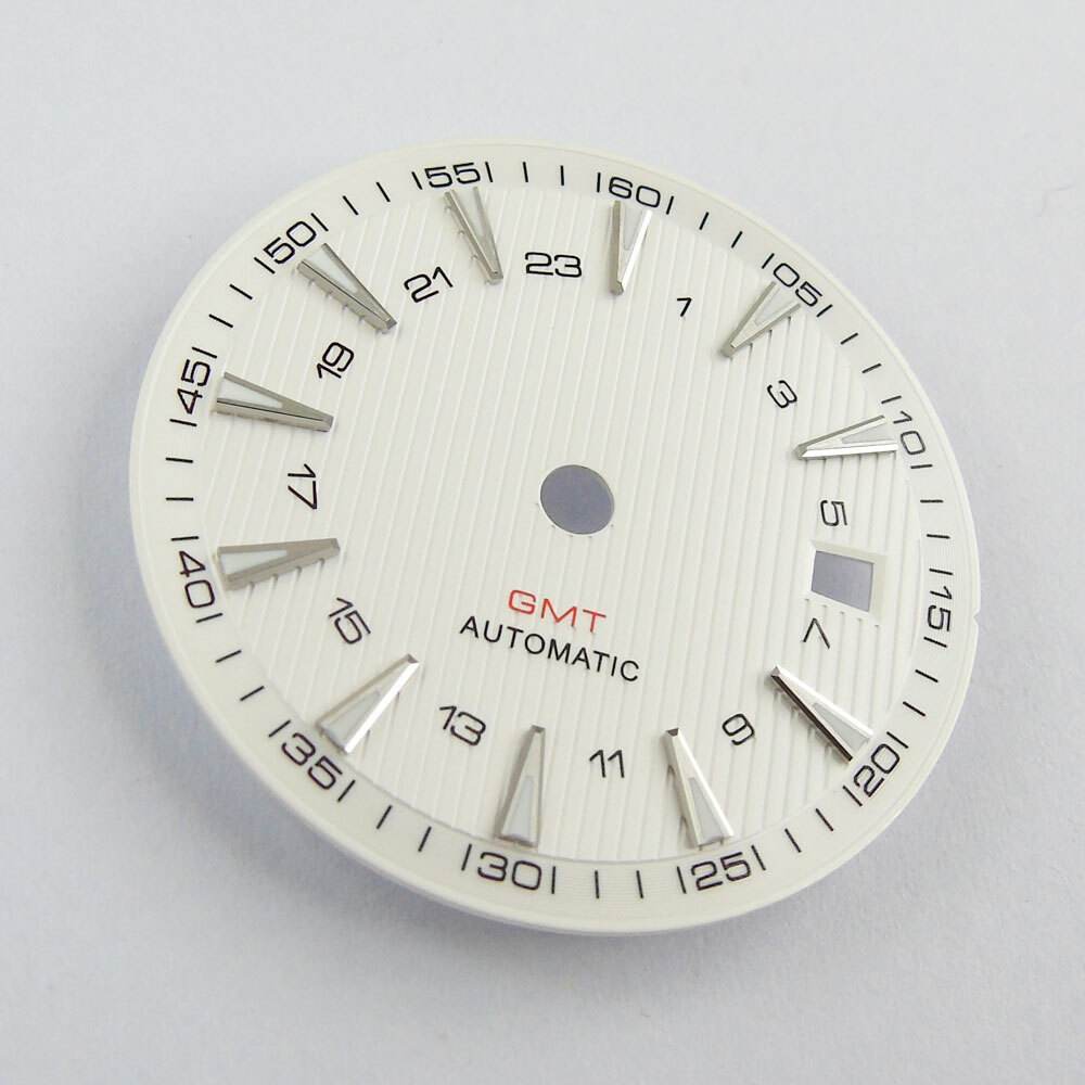 31mm GMT Sterile Watch Dial Fit Mingzhu 3804 Miyota 8215 821A DG2813 Movement