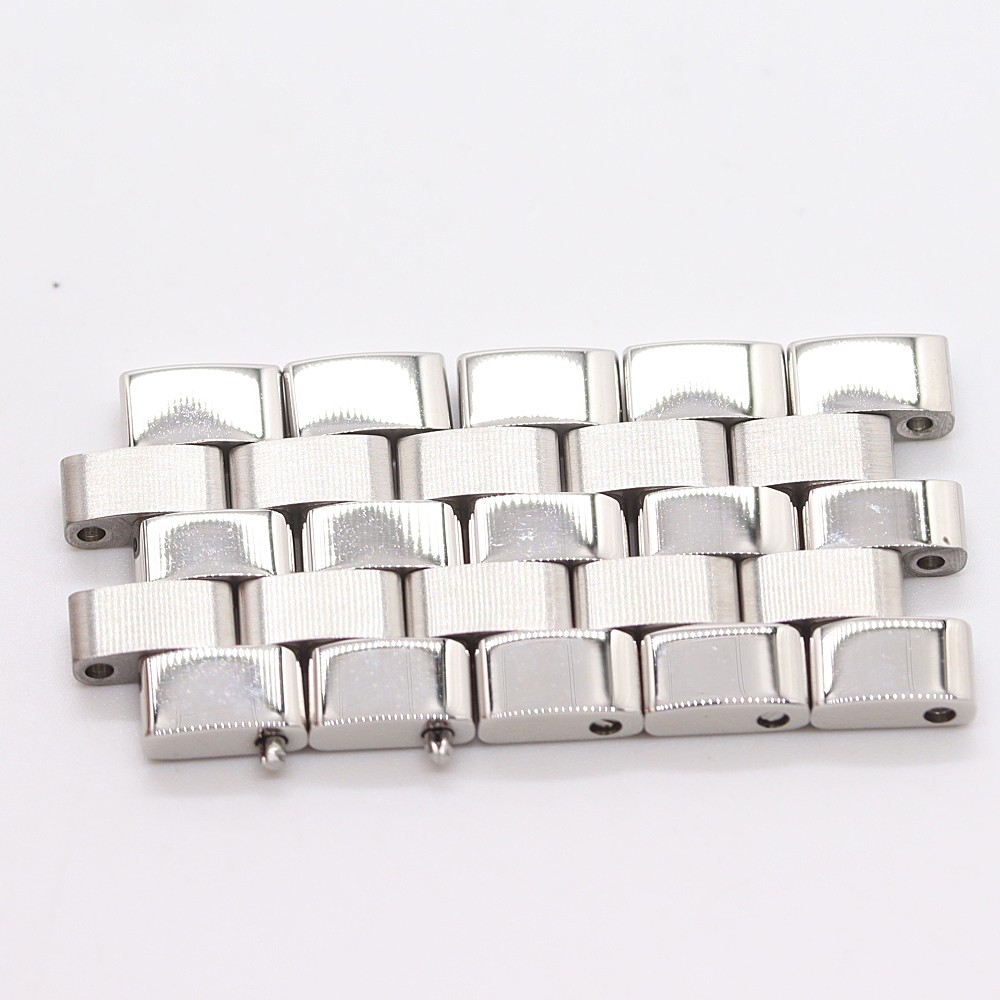Genuine Bulova 96A320 Bracelet 5 Links Silver 17mm Men