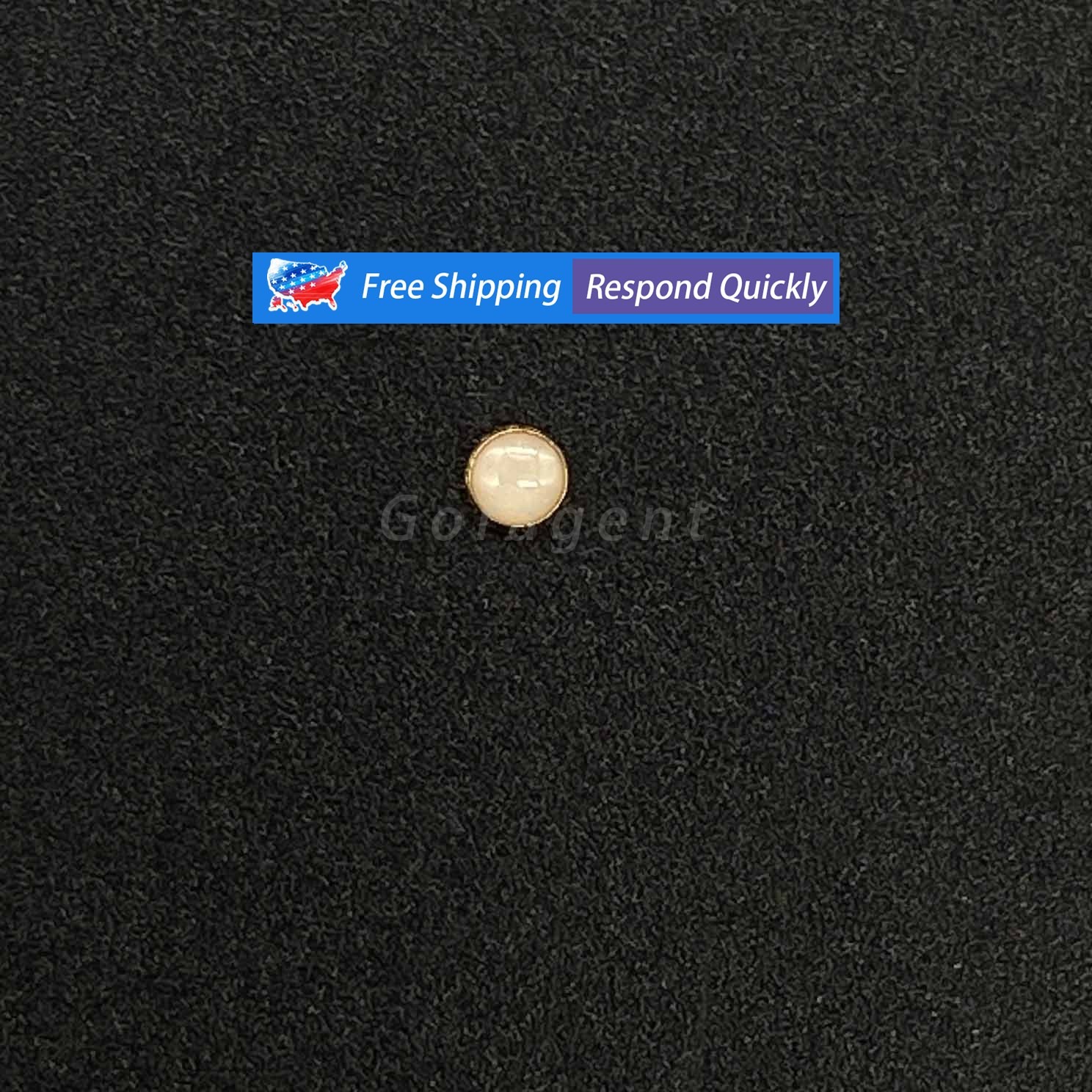 2*Gold Pearl Pip Dot Bezel Insert For Rolex Submariner 16800 16808 16610 16613LB