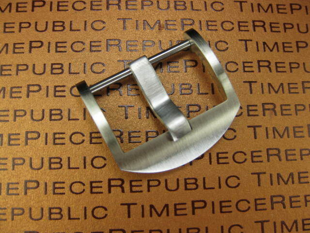 NEW 20mm SWISS 316L Stainless SCREW-IN Tang Buckle for PANERAI Brush Finish x1