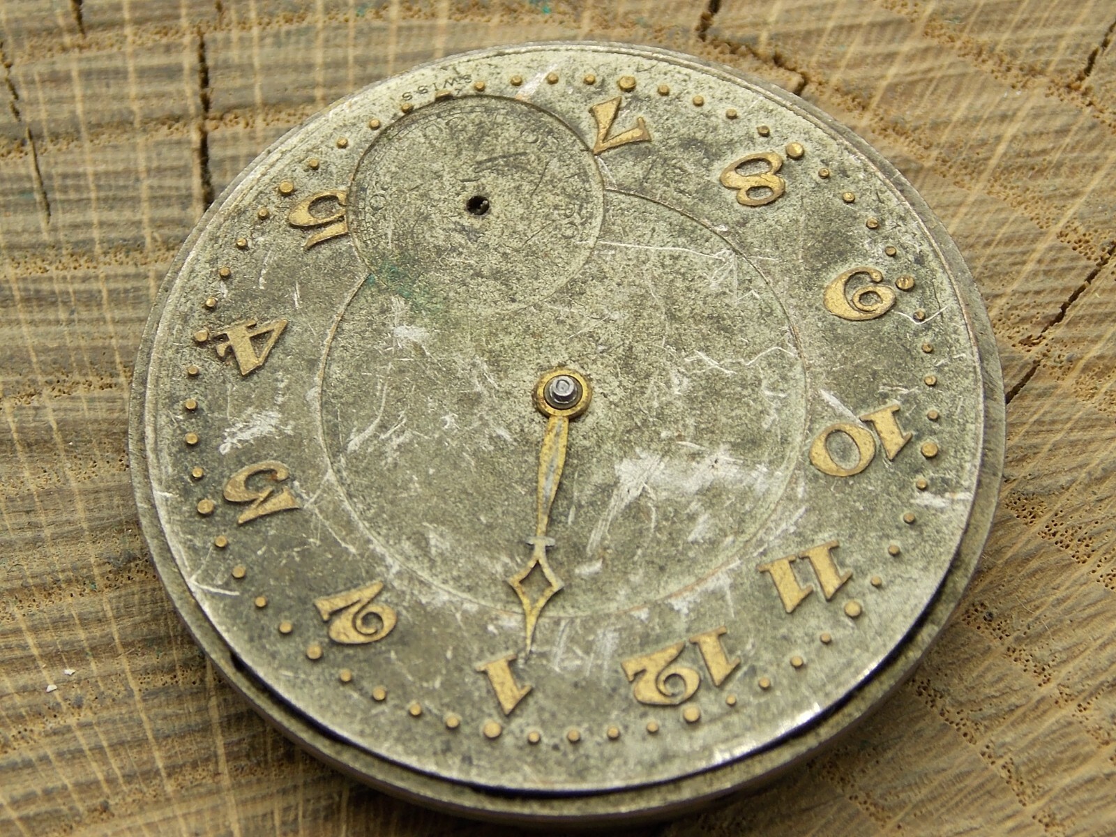 Antique Pocket Watch Movement Barclay Juillard Watch Co 7j 2 Adjustmnts Openface