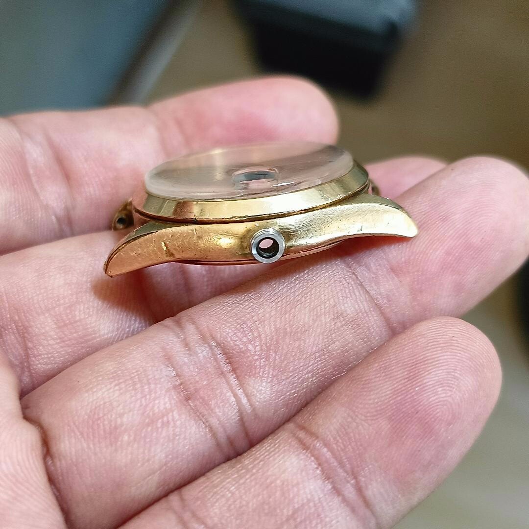 GENUINE COMPLETE CASE GOLDEN COLOR VINTAGE ROLEX 6466 BREVET 6239 40 MICRONS