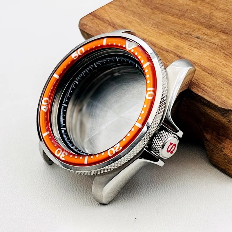 42mm SKX007 Watch Case Sapphire Crystal for NH34 NH35 NH36 4R Movement