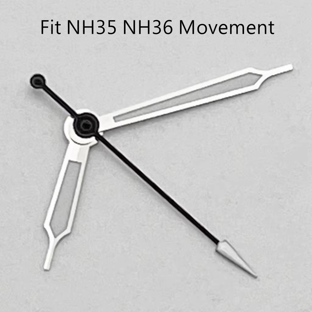 NH35 Hands Silver/Blue Watch Hands Fit NH35 NH36 PT5000 ETA2836 2824 DG2813 3804