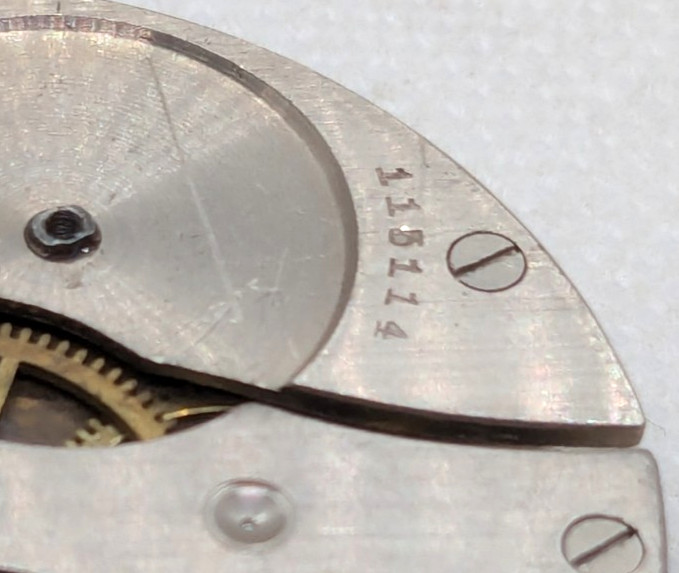 Vintage 40mm Pocket Watch Movement 116114 Crafts Jewelry Watch Parts Unbranded