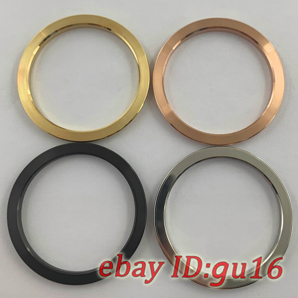Stainless Steel Bezel Fit 36mm and 40mm Watch Case Ring Replacement Repair Parts