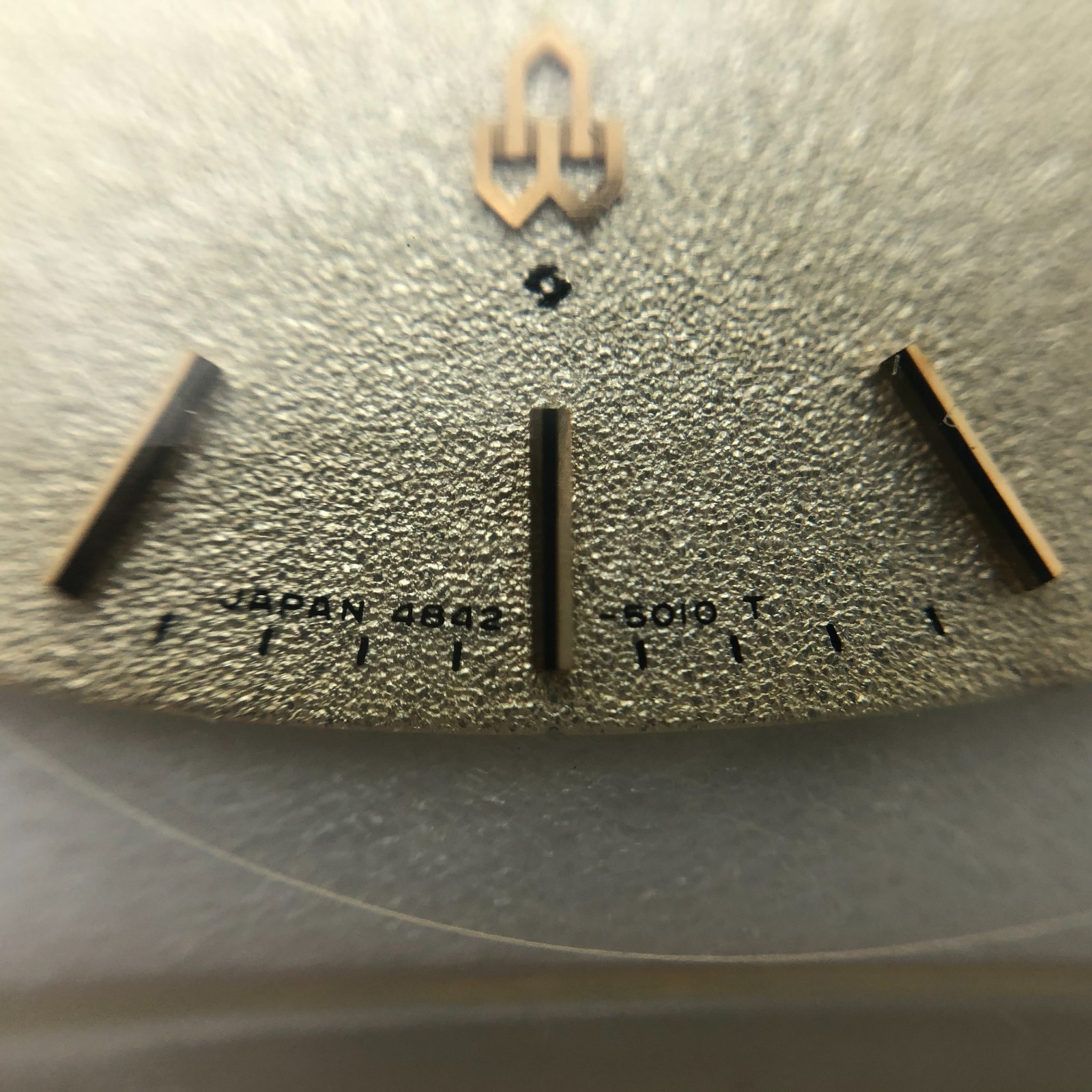[w2304] SEIKO GRAND QUARTZ Dial 4842-5010 NOS Parts No 0268 Gold MT