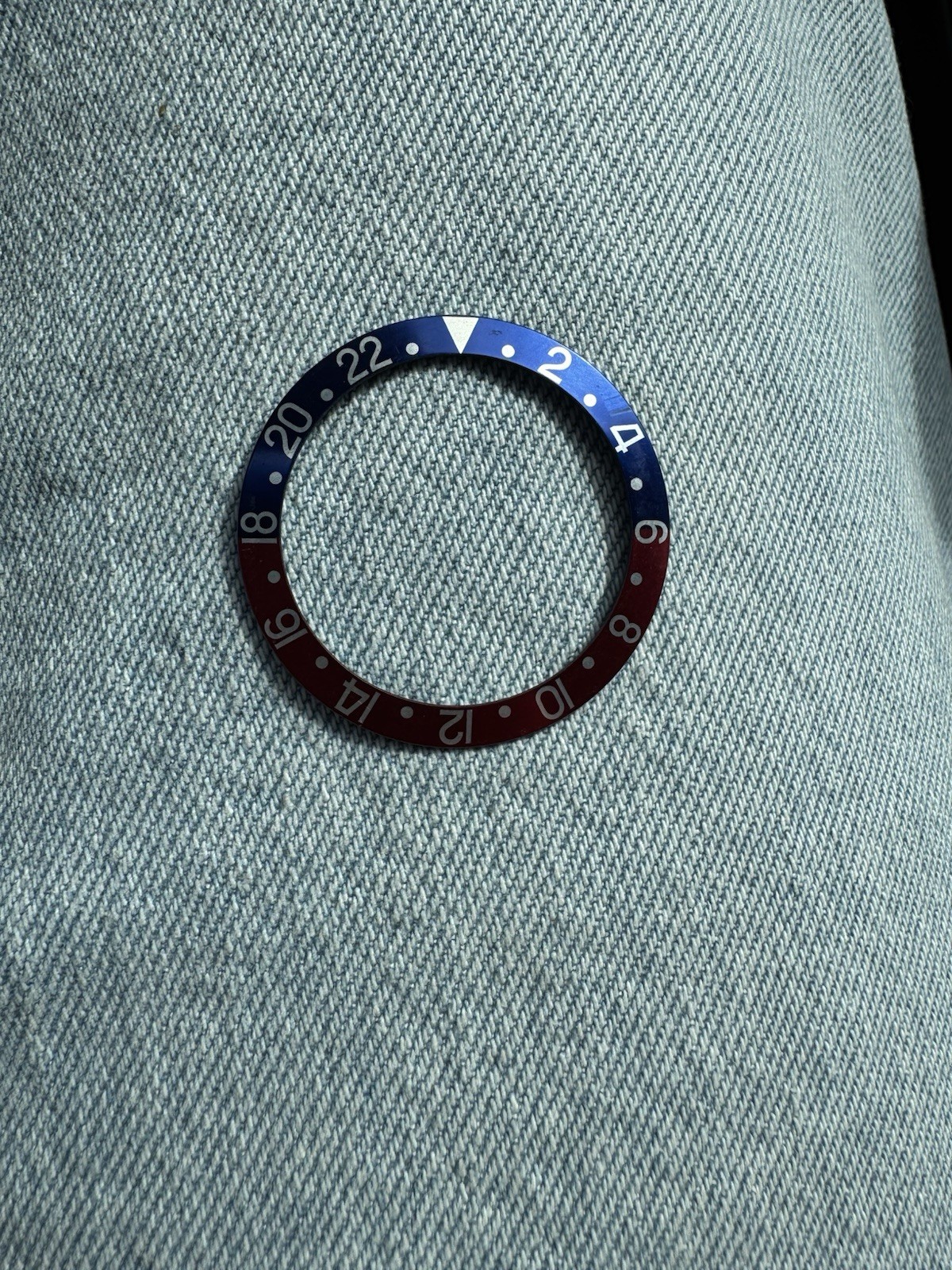 Rolex Genuine GMT-Master 16750 1675 Pepsi Bezel Insert Great condition
