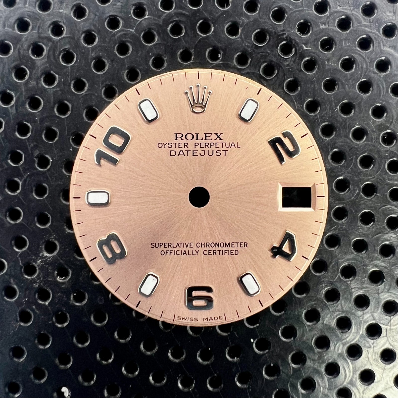 Genuine Rolex Datejust 31 Sunburst Salmon Dial with Arabic Hour Markers