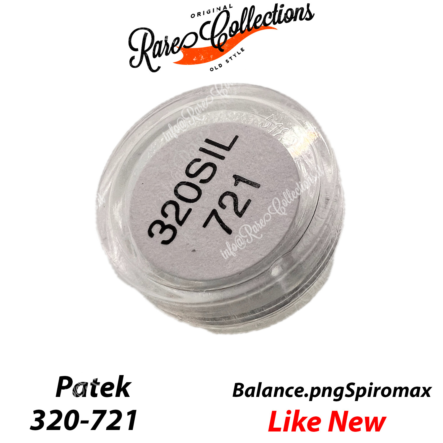 320 SIL 721 New Blister X1 Piece spiromax hairspring” “All mouvement with x1