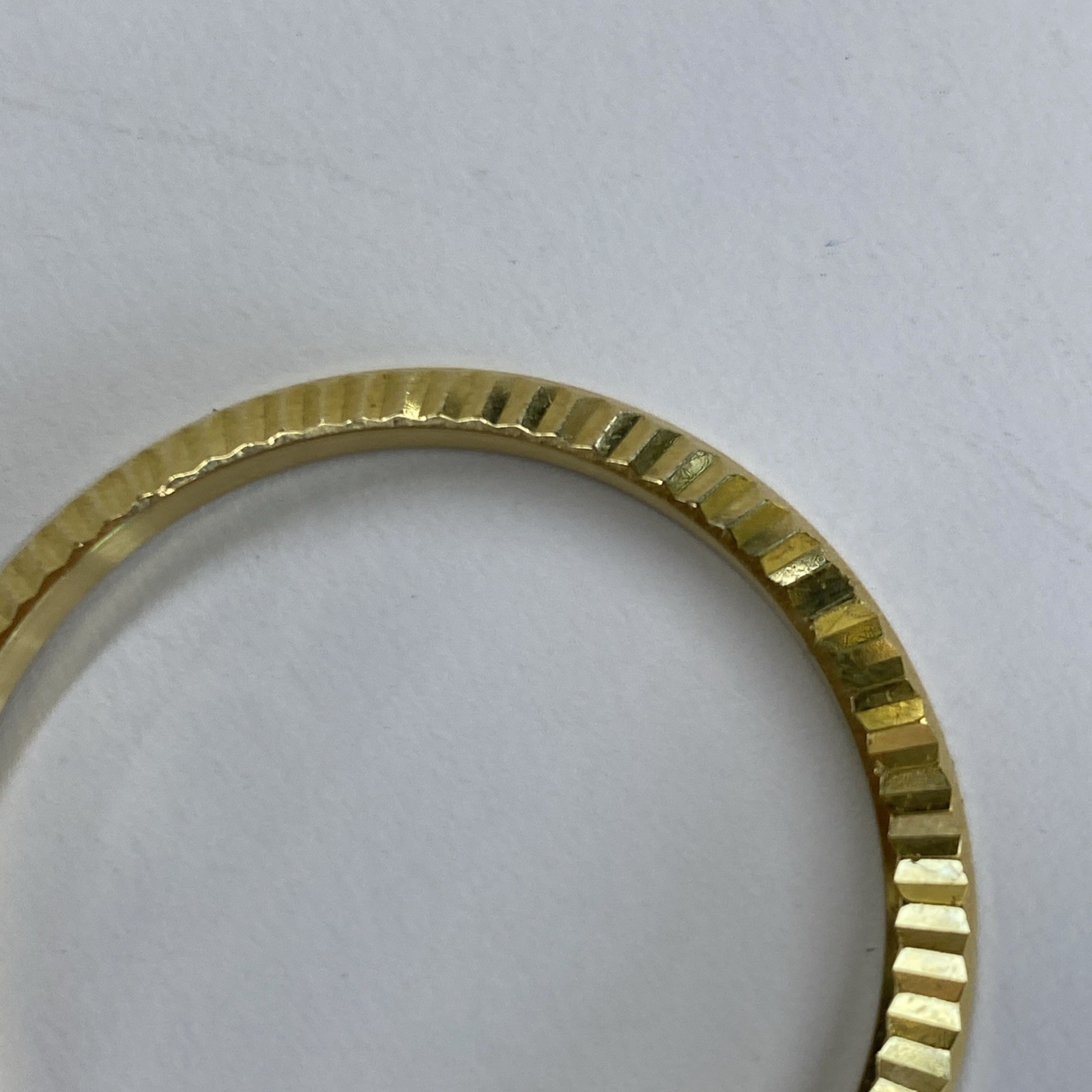 Fluted Bezel For 40MM Rolex President 228238, 228398, 228348 18KT ORIGINAL