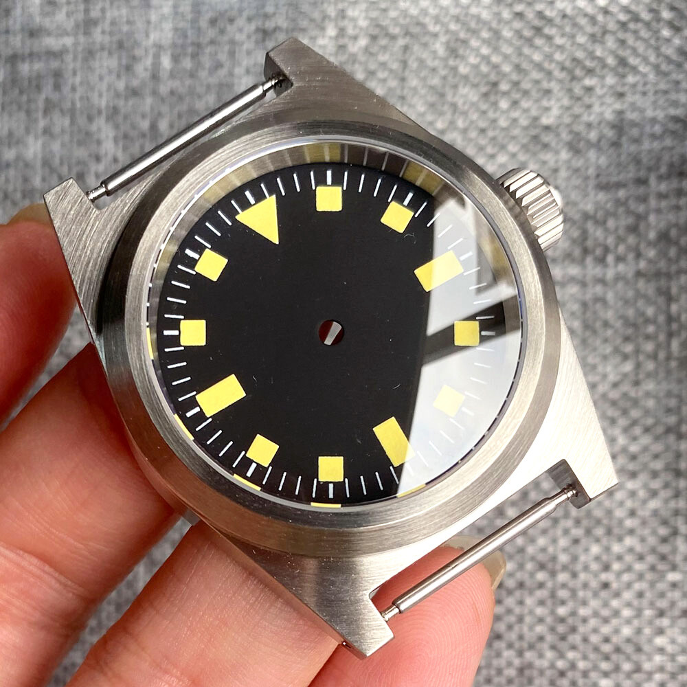 20ATM Diver 38mm Watch Case Domed Sapphire Glass Fit NH34A NH35A ETA 2824 PT5000