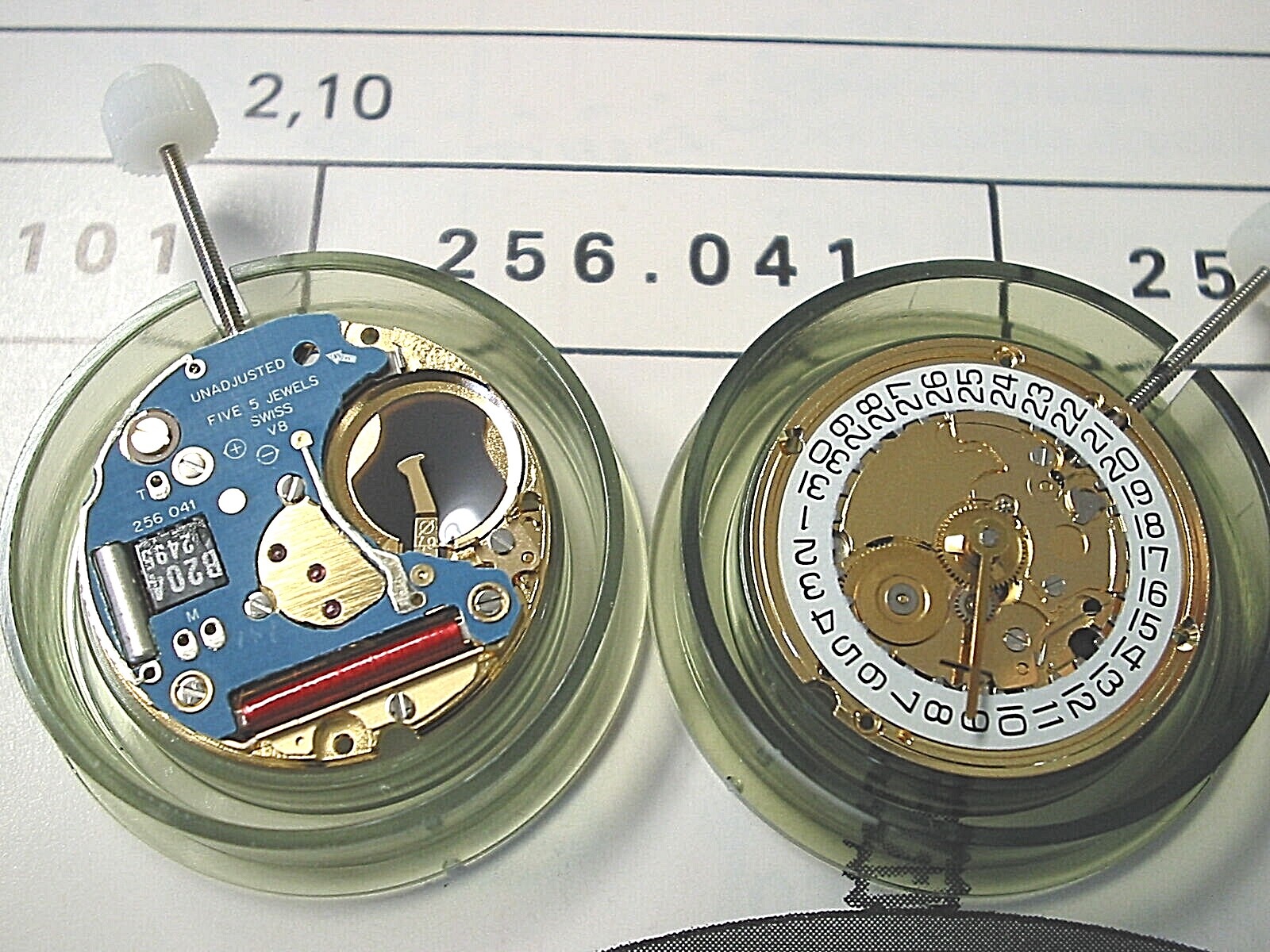 ETA 256.041, ETA 256.031, L.150.2, original movement with date re-tested working