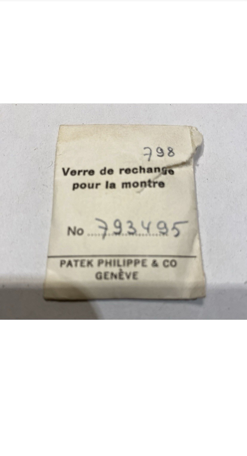 Patek Philippe 798 Calatrava Plexi Crystals Glass Crystal