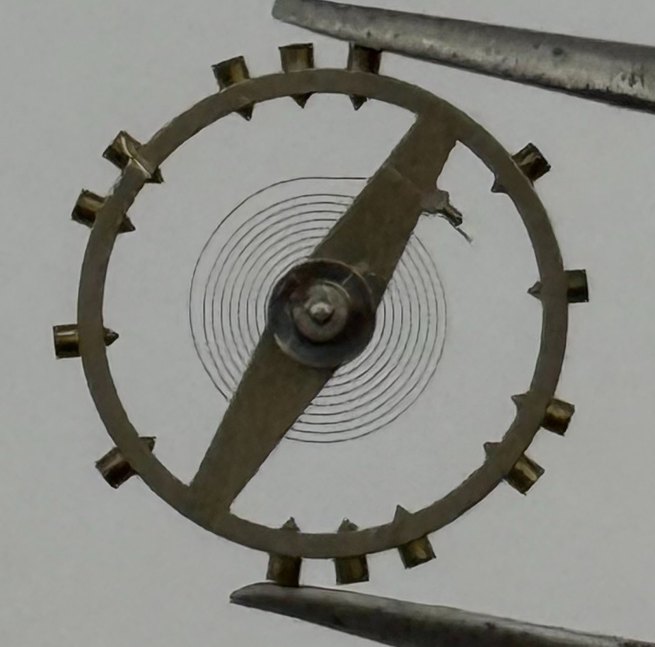 AS 984 Balance Wheel Complete And Spring 10½’’’ 30 M Watch Movement Parts NOS