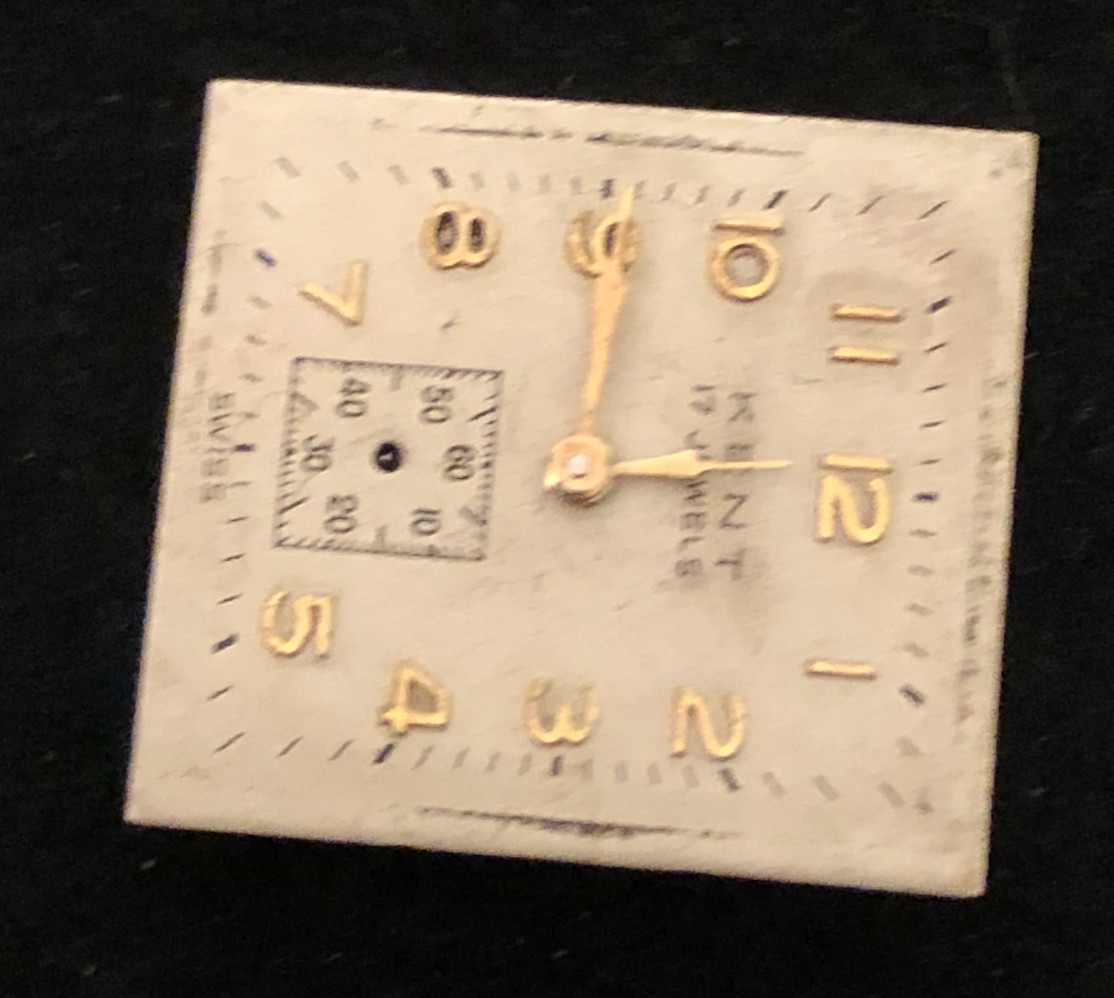 Vintage Kent Louvic Men’s Watch Movement Good Balance 17j Swiss