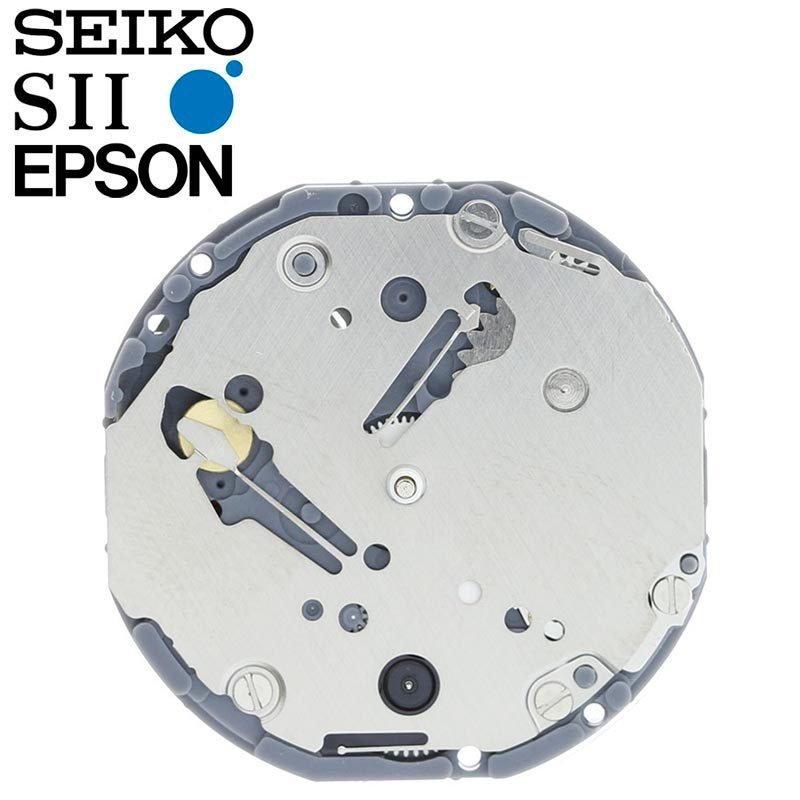 New Japan SII / TMI / Epson VD73 Watch Movement, 10 1/2 Ligne, 2 Hands