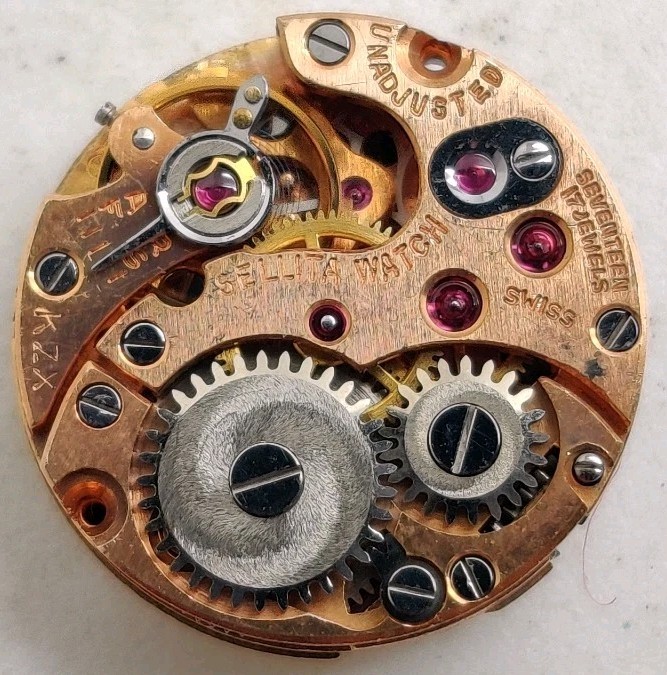 Baume Mercier High Grade Felsa Cal. 21 22 17 jewel movement Runs For Repair