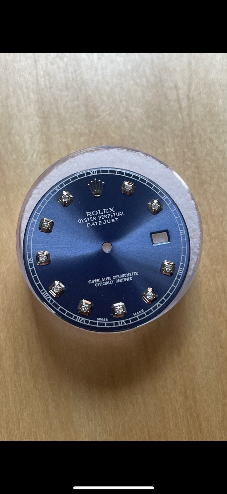 Rolex Datejust II 41mm Custom Blue Diamond Dial For Models 126300 & 126334