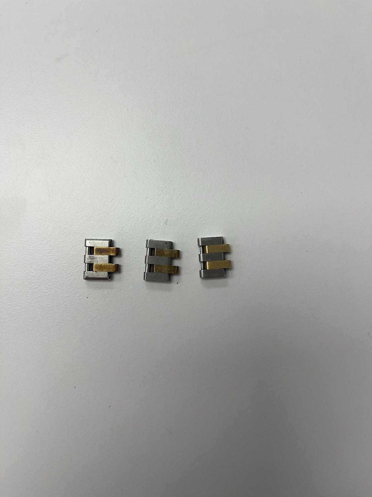 Genuine Rolex Oysterquartz 17013 18k Yellow Gold & Steel Links for 20mm Bracelet
