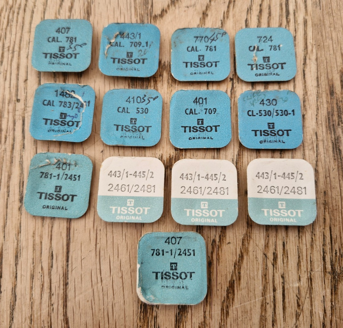 Tissot Movement Spares – See Menu For Available Parts – N.O.S In Blister Packs