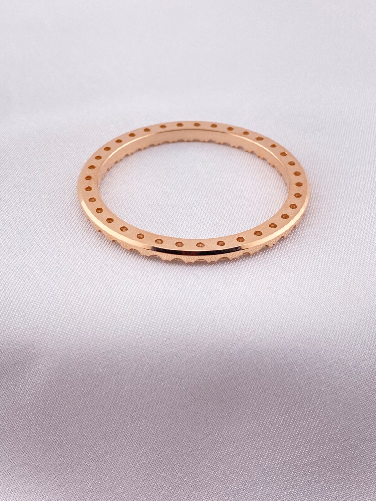 ROLEX3.50CTS.40-41DATEJUST/D.D.18KROSEGOLD CUSTOMDIAMONDBEZEL REF.126331-228235