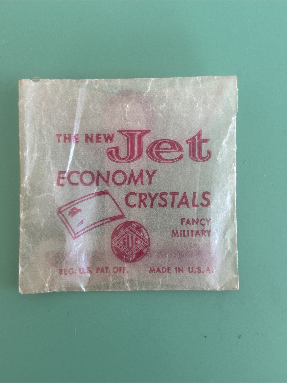 SUC – Crystal – Part JS 118-5 – 12.4×10.4mm NOS – Three Crystals One Price – NOS