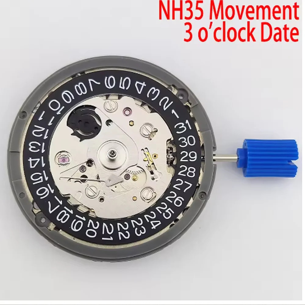 TMI Japan NH35 NH05 Automatic Mechanical Movement Day Date Set High Accuracy
