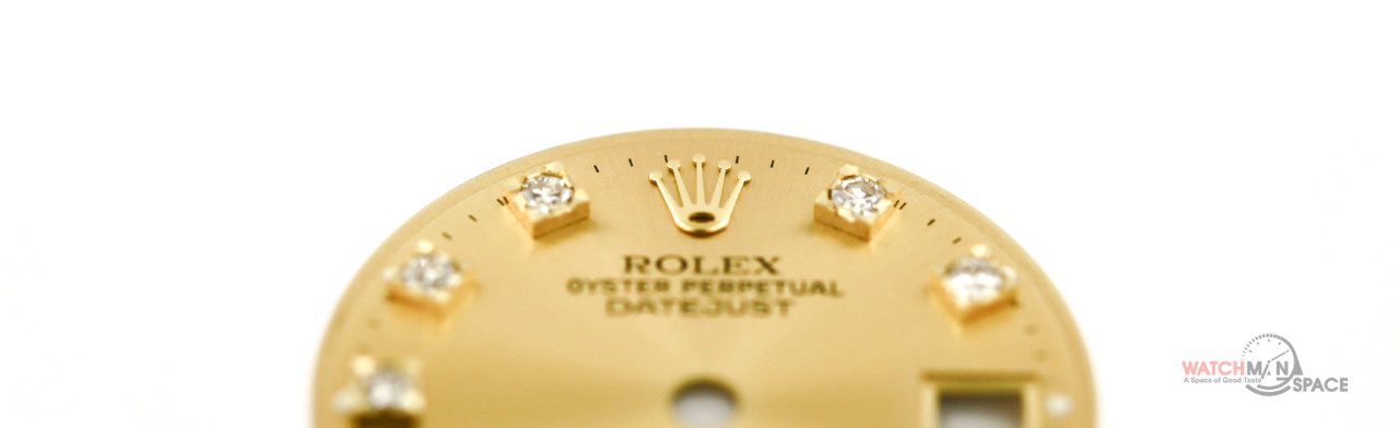 Original Lady Rolex Datejust 6917 69163 69173 Champagne Diamond Dial 2tone #L34