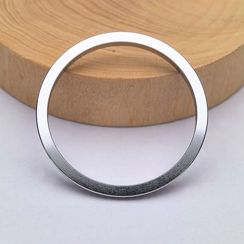 Generic Fluted Watch Bezel 18K White Gold Plated Fits 36mm Rolex Datejust 126234