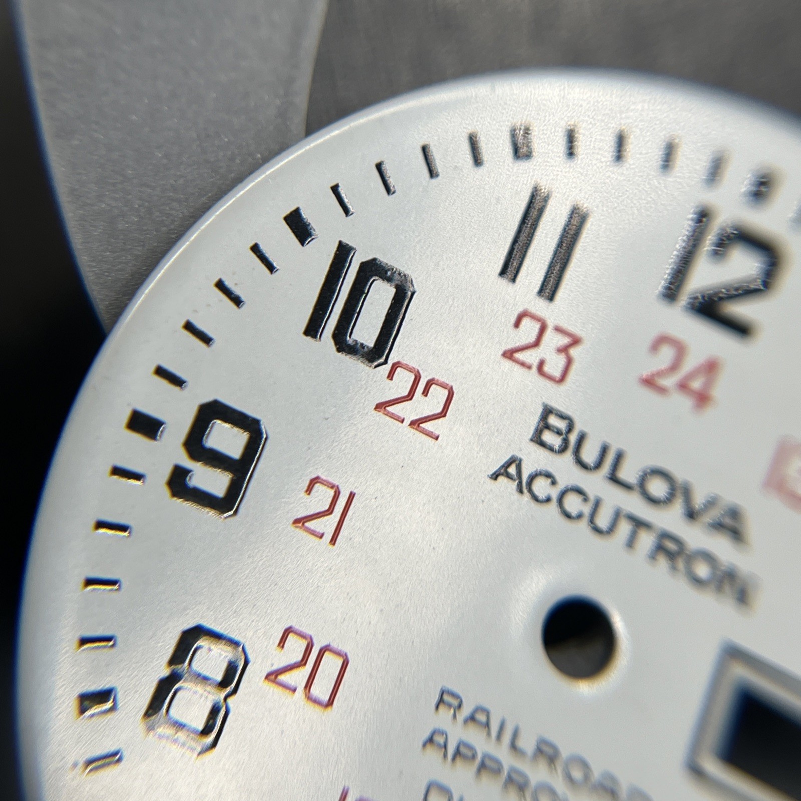 Bulova Accutron Railroad Approved Quartz Day-Date Dial (015)