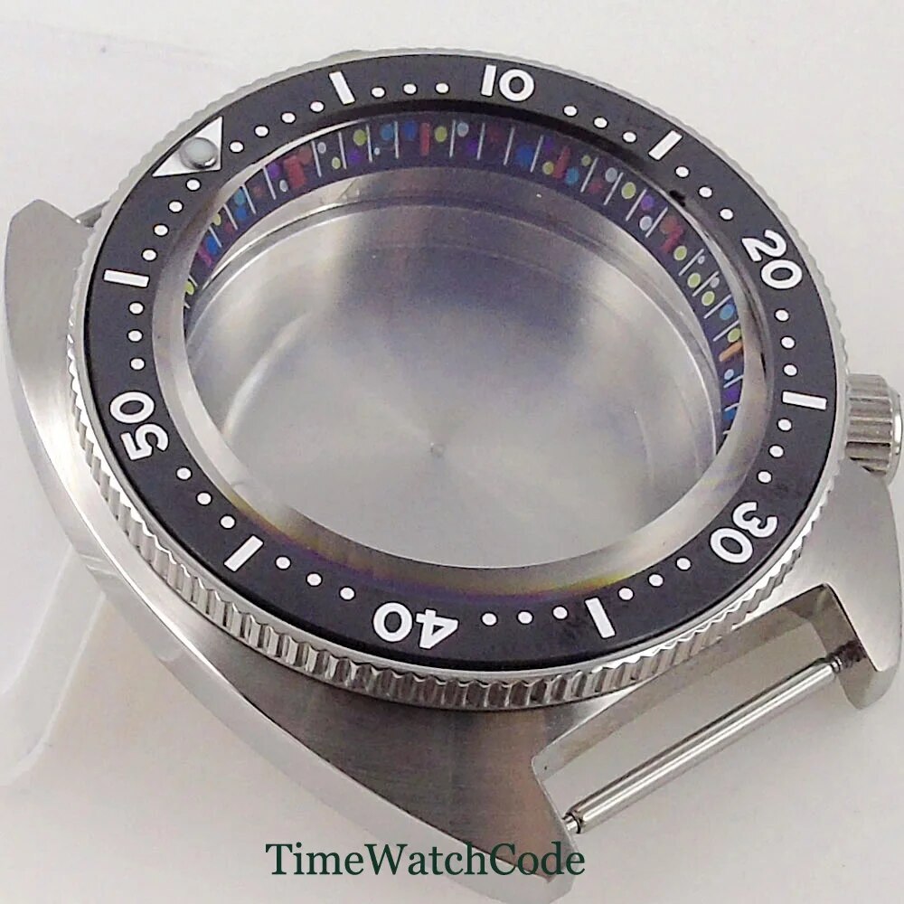 41mm Watch Case for NH35 PT5000 ETA2824 Sapphire Crystal Chapter Ring 4.1 Crown