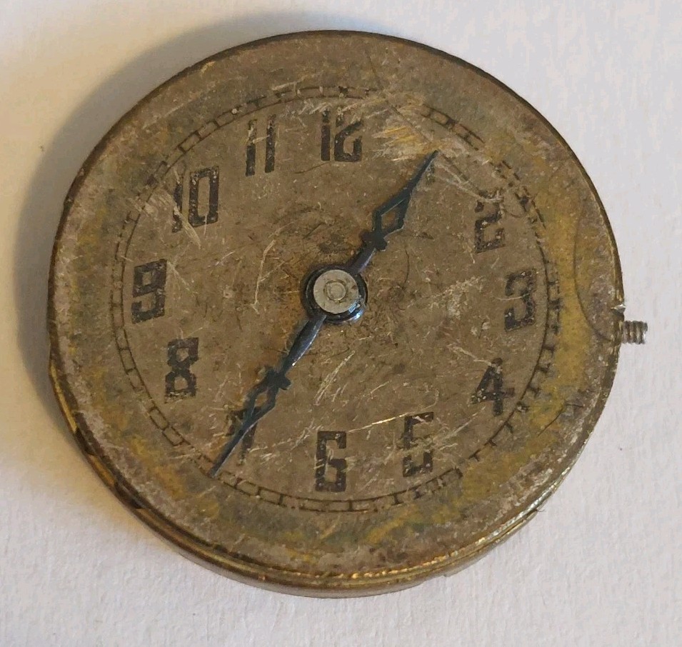 Vintage Ladies Mechanical Watch Movement And Face (Balance Is Okay)