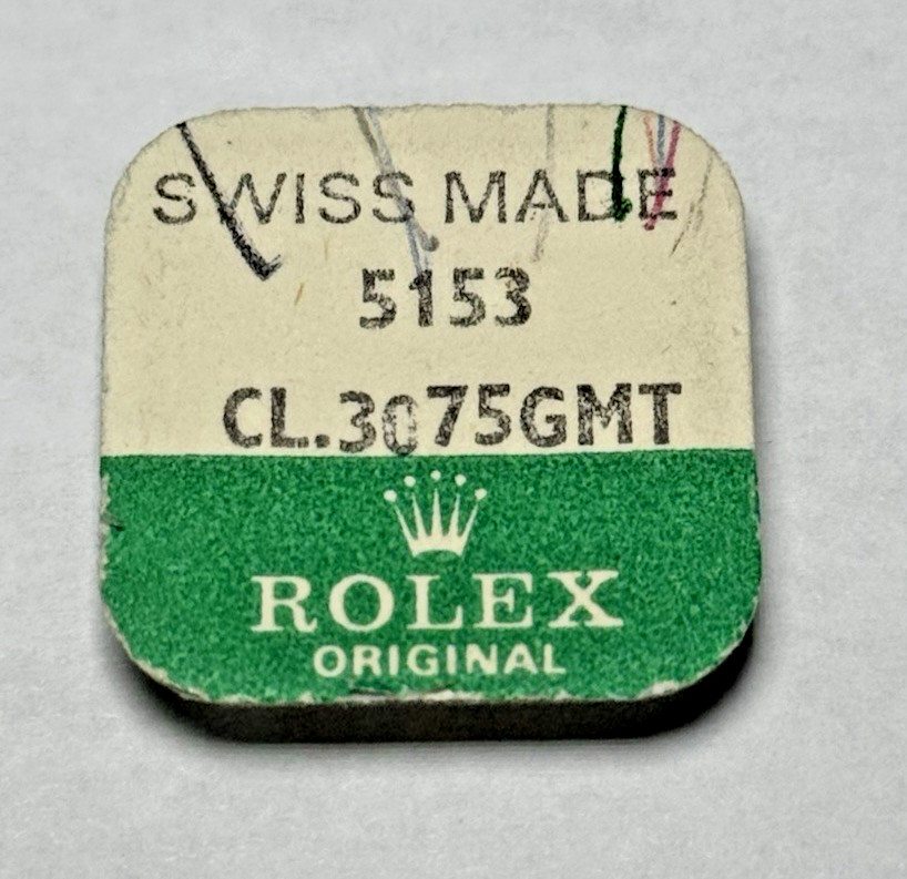 Genuine Rolex Date Wheel Mounted Cal 3075 GMT-Master Part 5153 NOS SEALED