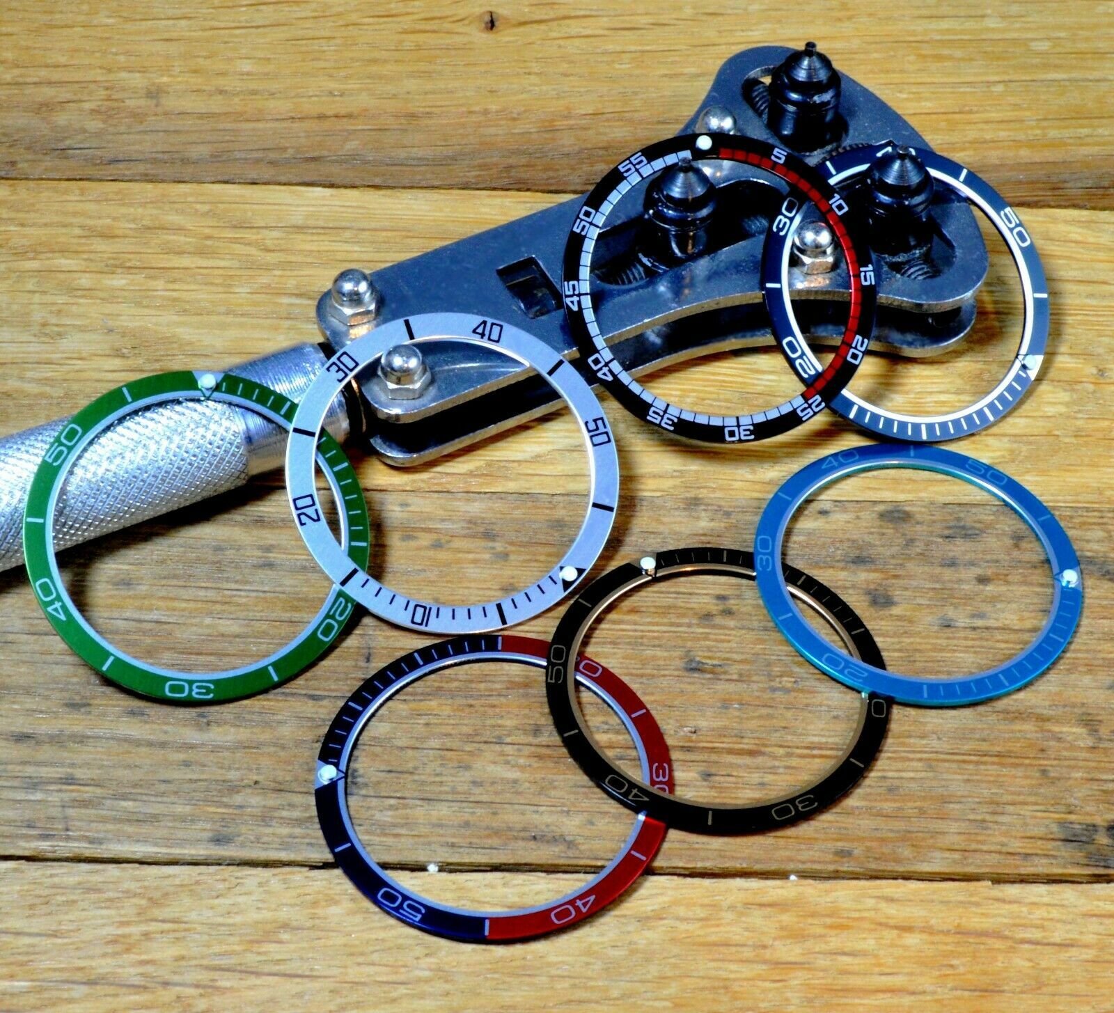 Aluminium Bezel Insert For Seiko 5 Sports SRPD & SKX007/009 Watches Insert