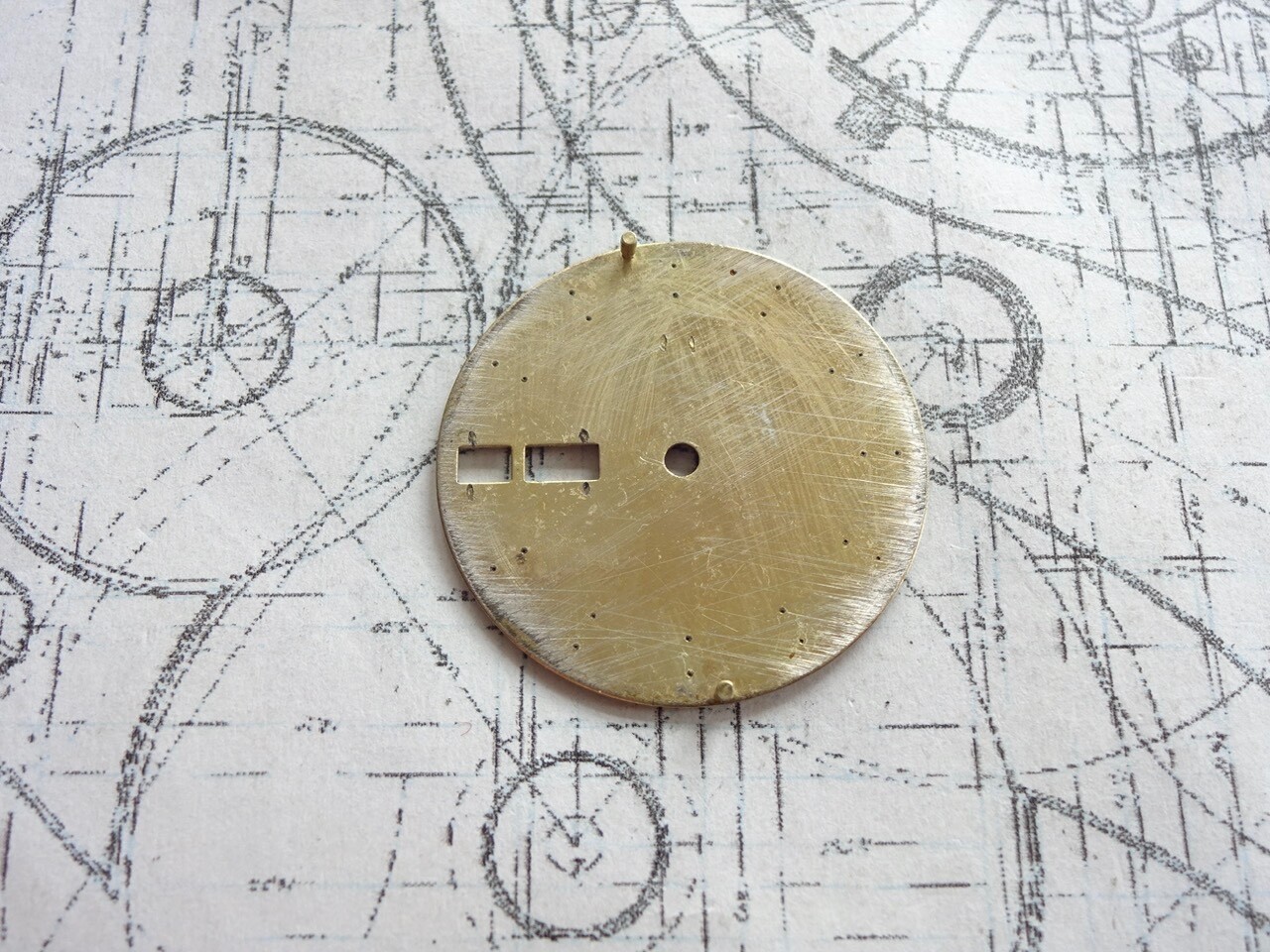 Tissot Tissonic Electronic 2020(ESA9164) Day/Date Tuning Fork Watch Dial (934A)
