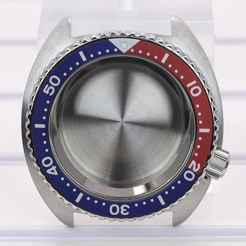 45mm Men’s Watch Case With Chapter Ring For Mod Abalone NH35 NH36 NH34/38 4R36