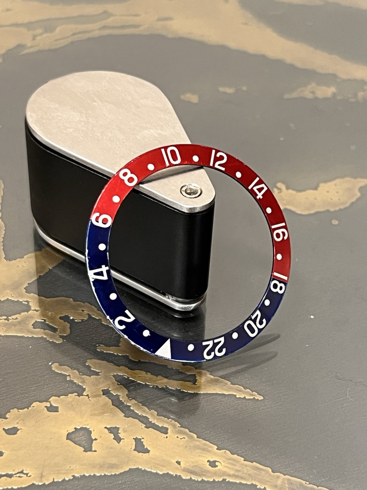 Vintage & Orig Rolex 1675 16750 GMT Red Blue Pepsi Insert Fat Font Oval 8s