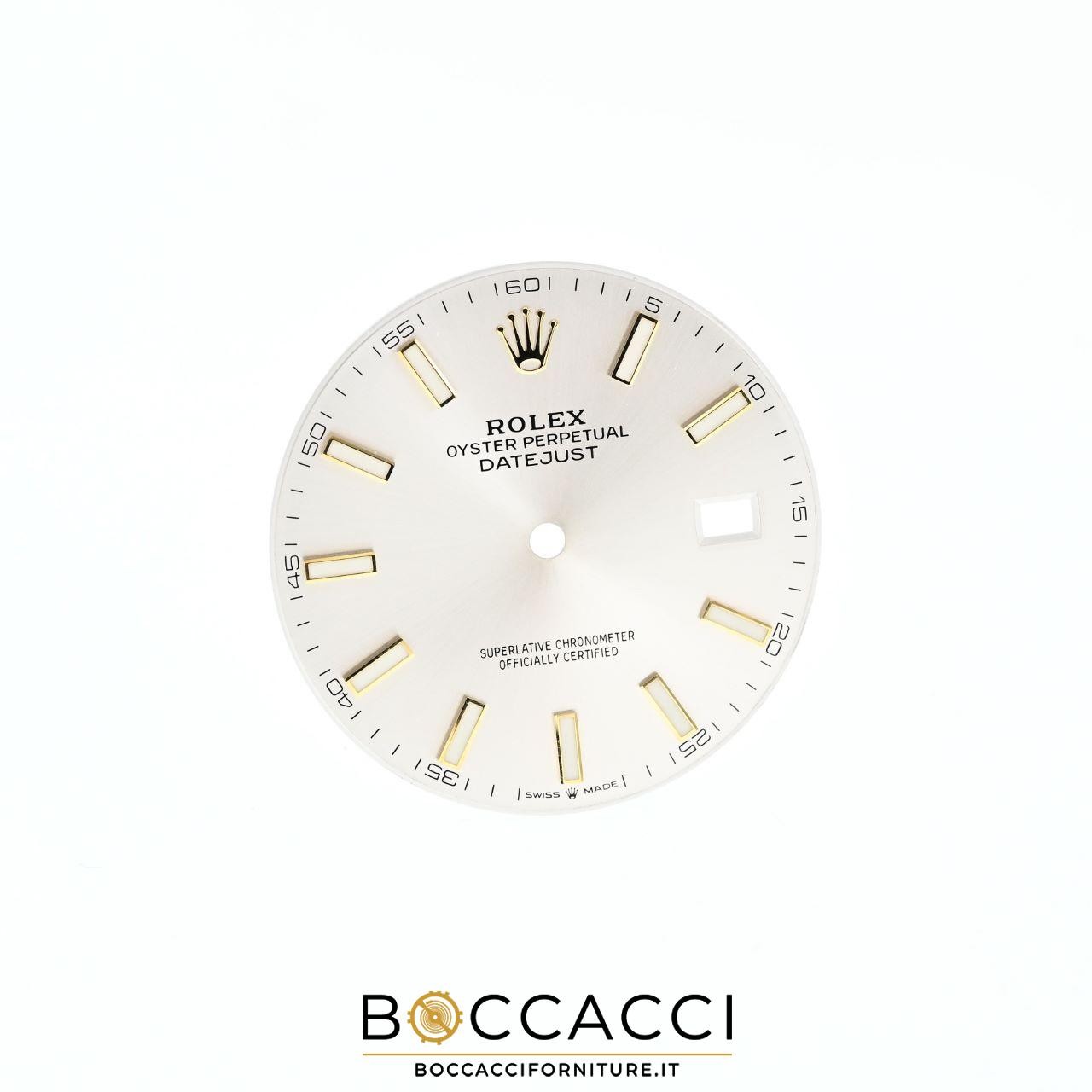 ROLEX Silver Dial for Datejust 41 126333 126303 Chromalight (GREAT ST…