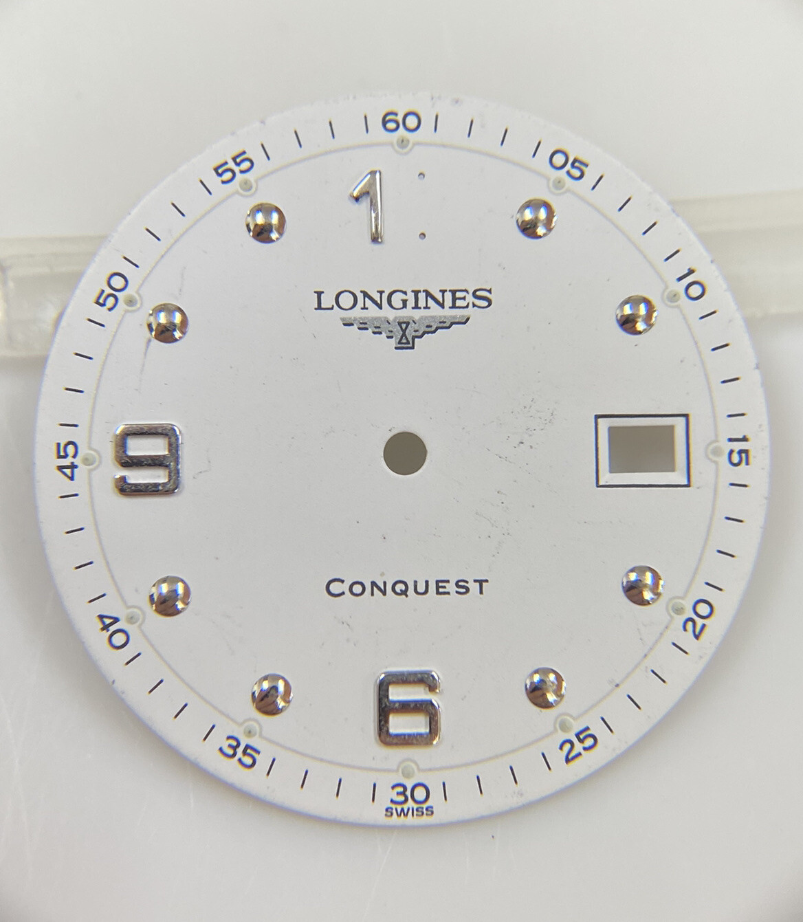 Genuine Longines Conquest 27.5mm White Dial for Cal. 156(ETA.255.411)