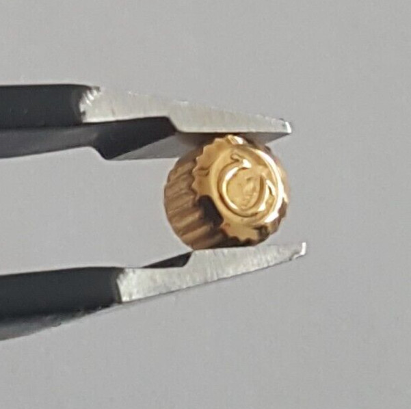 Omega Crown, Gilt, Water Resistant Part Number 42050