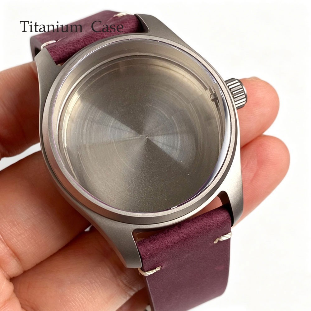 20ATM Titanium Waterproof Men Watch Case Strap For NH35 Miyota 8215 PT5000 VH31