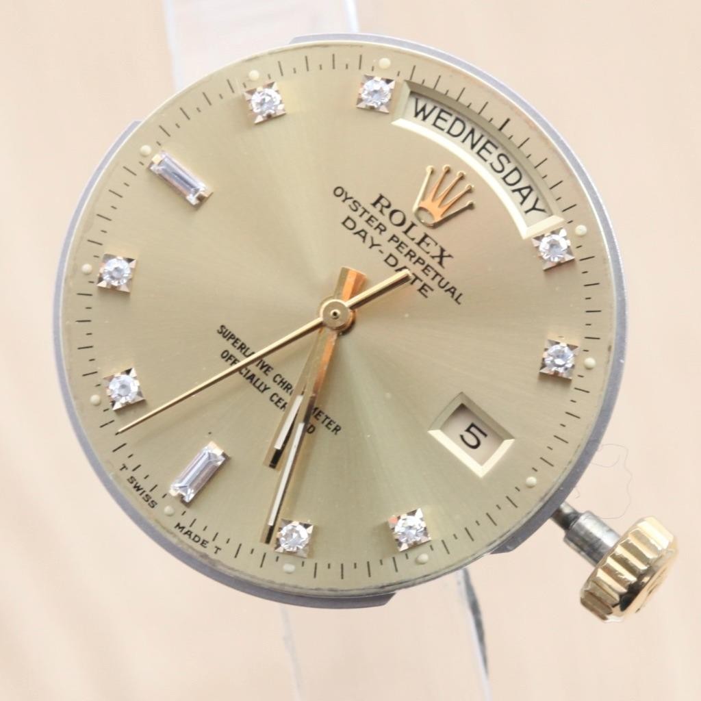 Rolex Cal 3055 Men’s 36mm DAY-DATE SINGLE QUICK SET Movement for18038 Working